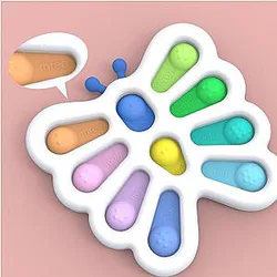 Butterfly Simple Dimple Fidget Toy Popping Fidget Stress Relief Toys