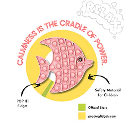 Sea Fish Popping Fidget Stress Relief Toys