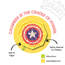 Captain America Shield Popping Fidget Stress Relief Toys