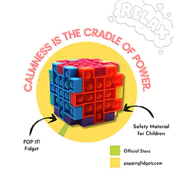Cube Pop It Fidget Anti Stress Toys