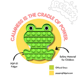 Frog Popping Fidget Anti Stress Toys