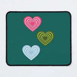 The Powerpuff Girls Heart Mouse Pad