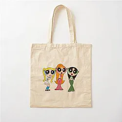 Power Puff Girls Cotton Tote Bag
