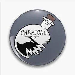 Chemical Power Puff Pin