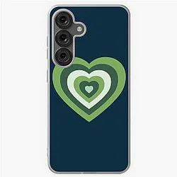 Power Puff Girls Heart in GREEN Samsung Galaxy Soft Case