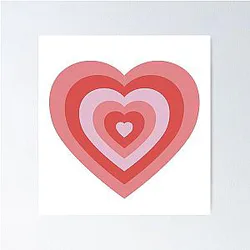 Powerpuff Girls Heart Poster