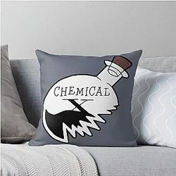 Chemical X PowerPuff Girls Throw Pillow