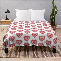 Powerpuff Girls Heart Throw Blanket