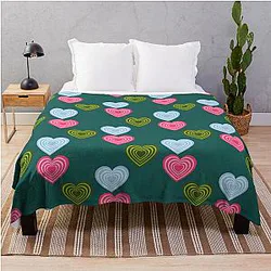Powerpuff Girls Heart Throw Blanket