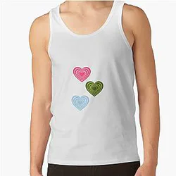Power Puff Girls Heart Tank Top