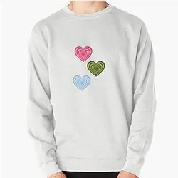 Power Puff Girls Heart Pullover Sweatshirt