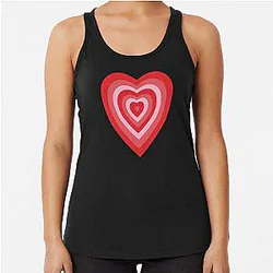 Power Puff Girls Heart Racerback Tank Top