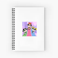 Blossom Bubbles Power Puff Girls Notebook
