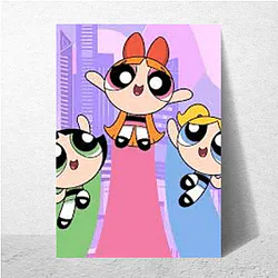 Blossom Bubbles Power Puff Girls Posters