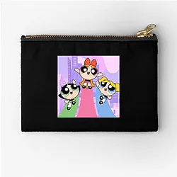 Blossom Bubbles Power Puff Girls Zipper Pouches
