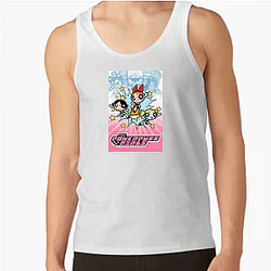 Cartoon Icons Power Puff Girls Tank Tops