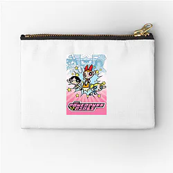 Cartoon Icons Power Puff Girls Zipper Pouches