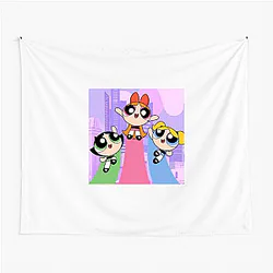 Blossom Bubbles Power Puff Girls Tapestries