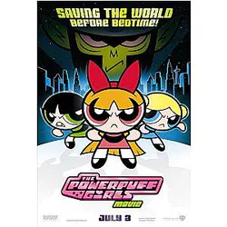 POWER PUFF GIRLS Original Movie Poster 27x40 - Dbl-Sided - Tara Strong - Kathy Cavadini