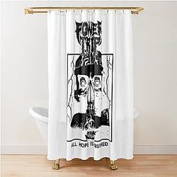 Power Trip Merch Hope Is Crushed Skull Shower Curtain