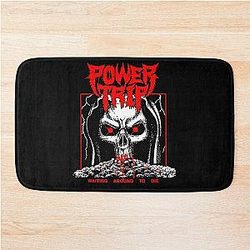 Power Trip Waiting Around To Die Classic Retro T Bath Mat