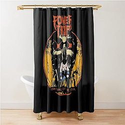 power trip torture of the soul Shower Curtain
