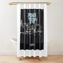 Live In Seattle Power Trip Shower Curtain