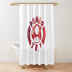 Power Trip - Mushroom Pun Shower Curtain