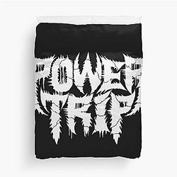 power trip merch power trip logo Duvet Cover