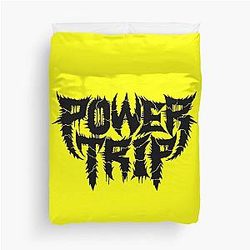 Power Trip Merch Logo Shirt Duvet Cover