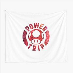 Power Trip - Mushroom Pun Tapestry