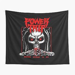 Power Trip Waiting Around To Die Classic Retro T Tapestry