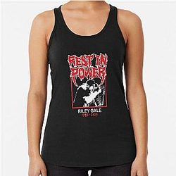 RIP Riley Gale Power Trip Resst In Power 2020 Racerback Tank Top