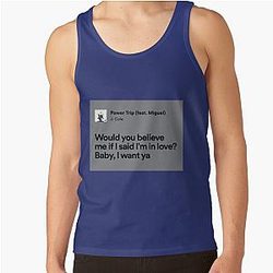 Power Trip J Cole Lyrics Tank Top