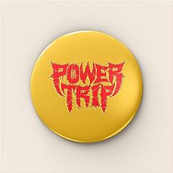 Power Trip Basic Logo Power Trip Pins