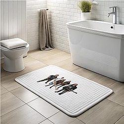 Power Trip A Metal Band Rocked Power Trip Bath Mats