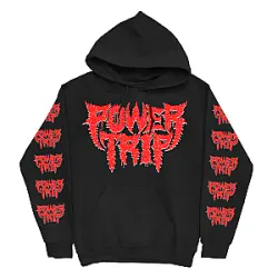 Distressed Logo DTNK0409 Power Trip Hoodies