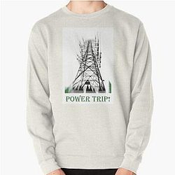 Trippy Power Trip Transmisson Tower Pullover Sweatshirt