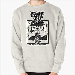 Power Trip Merch Hope Is Crushed Skull Pullover Sweatshirt