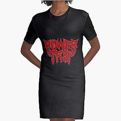 POWER TRIP Essential  Graphic T-Shirt Dress