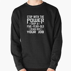 power trip  Pullover Sweatshirt