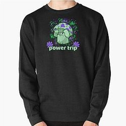 Power Trip Mushroom Pun Pullover Sweatshirt