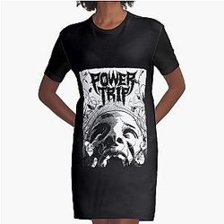 POWER TRIP save rock  Graphic T-Shirt Dress