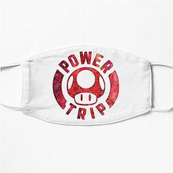 Power Trip - Mushroom Pun Flat Mask