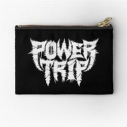 power trip merch power trip logo Zipper Pouch