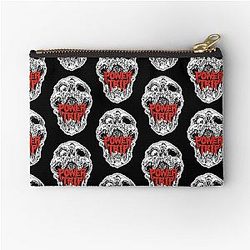 Sticker Power Trip Band Zipper Pouch