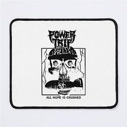 Power Trip Merch Hope Is Crushed Skull Mouse Pad