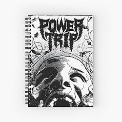 POWER TRIP save rock  Spiral Notebook