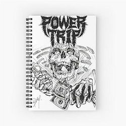 Power Trip Executioners Tax Spiral Notebook