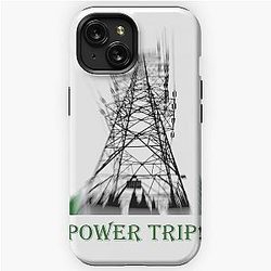 Trippy Power Trip Transmisson Tower iPhone Tough Case